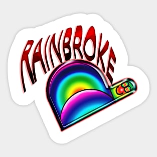 Rainbroke Sticker